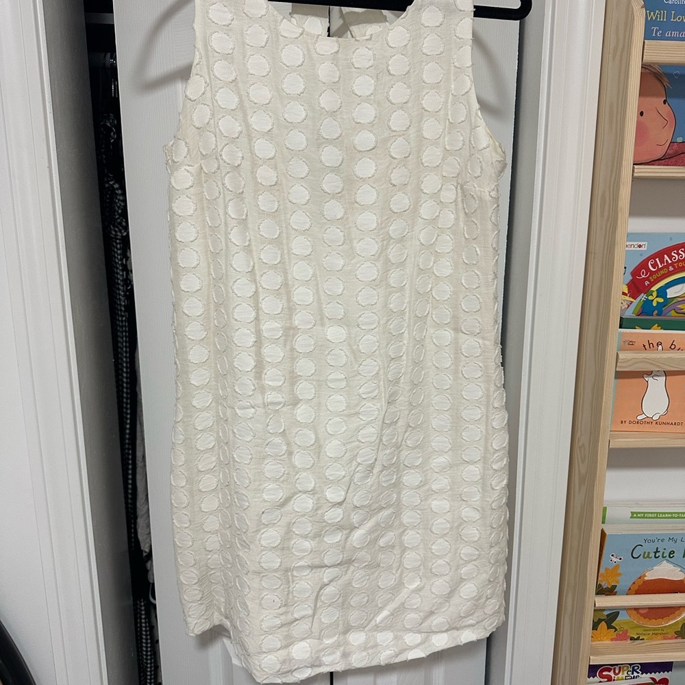 1. State Cream Textured Mini Dress